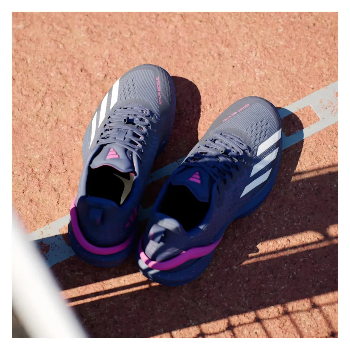 adidas Adizero Cybersonic Clay Dark Blue Zero Metalic Team Shock Pink 2