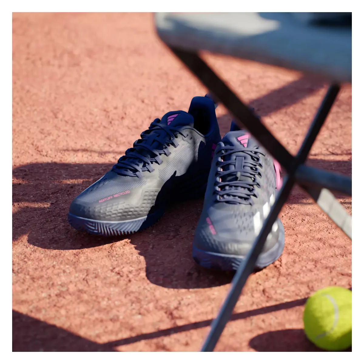 adidas Adizero Cybersonic Clay Dark Blue Zero Metalic Team Shock Pink 2