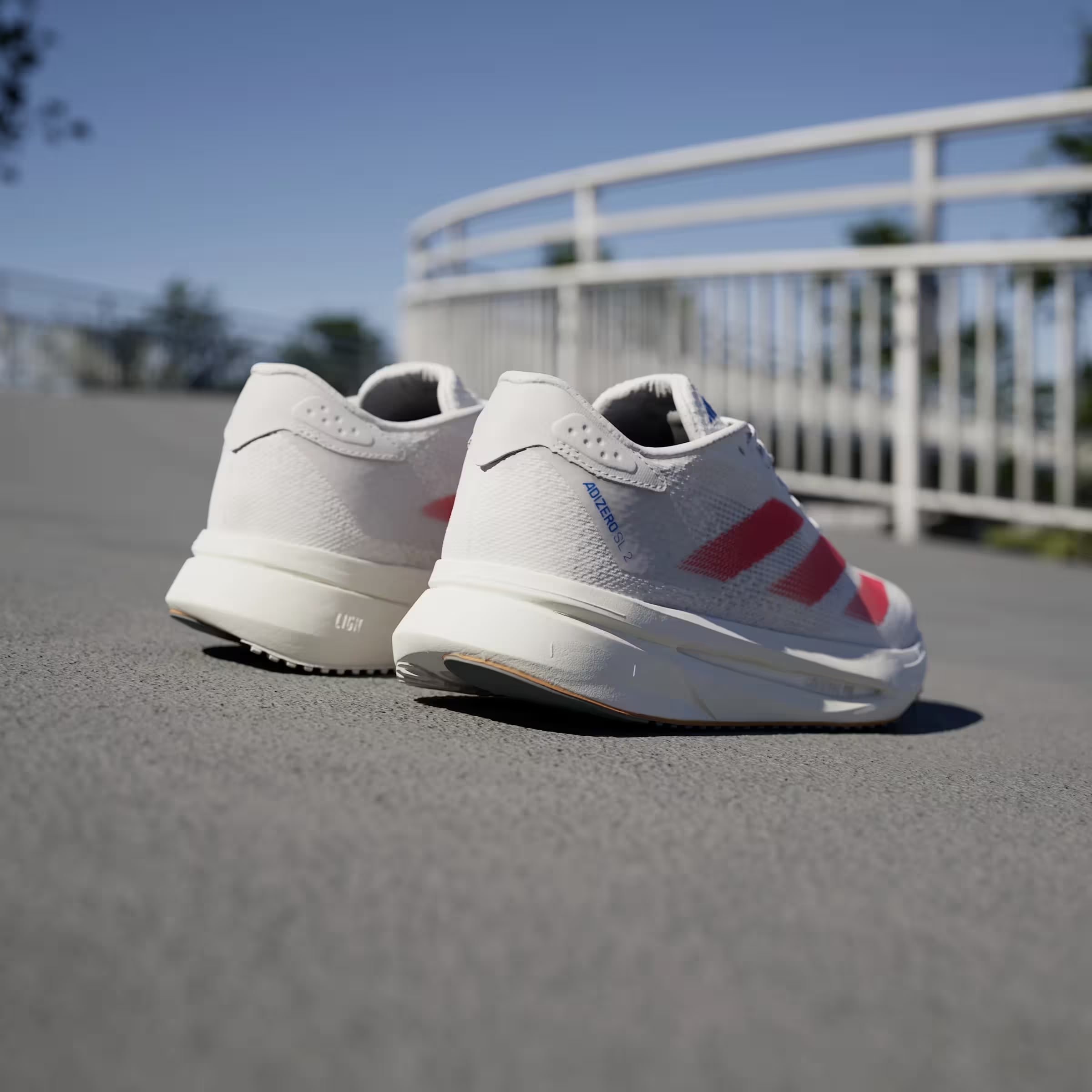 adidas Adizero SL 2 Cloud White Pure Ruby Royal Blue (Women's)