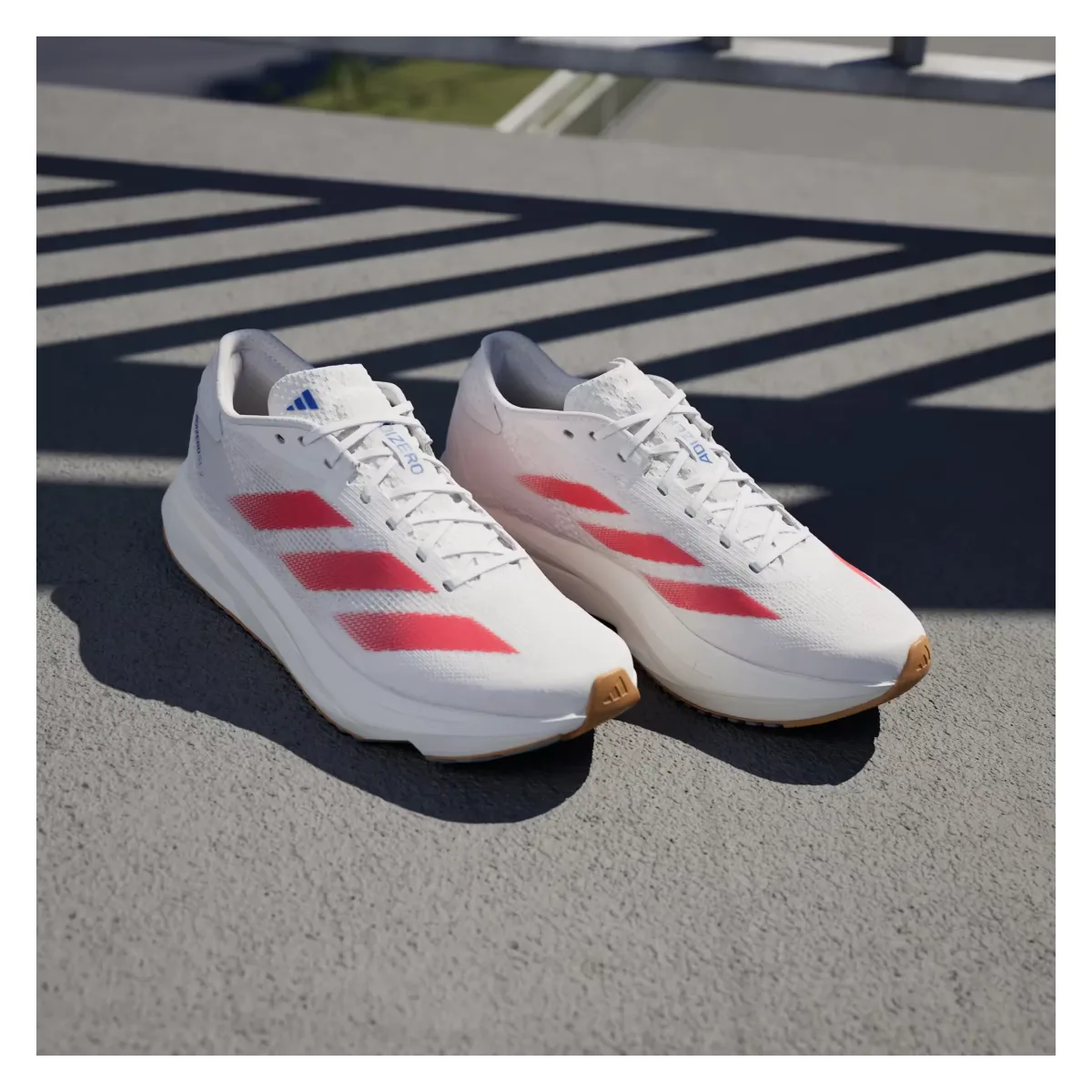 adidas Adizero SL 2 Cloud White Pure Ruby Royal Blue (Women's)