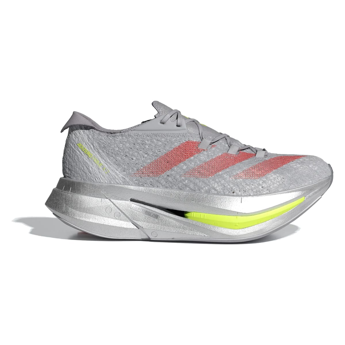 adidas Adizero Prime X 2.0 Strung Grey Two Lucid Red Glory Grey