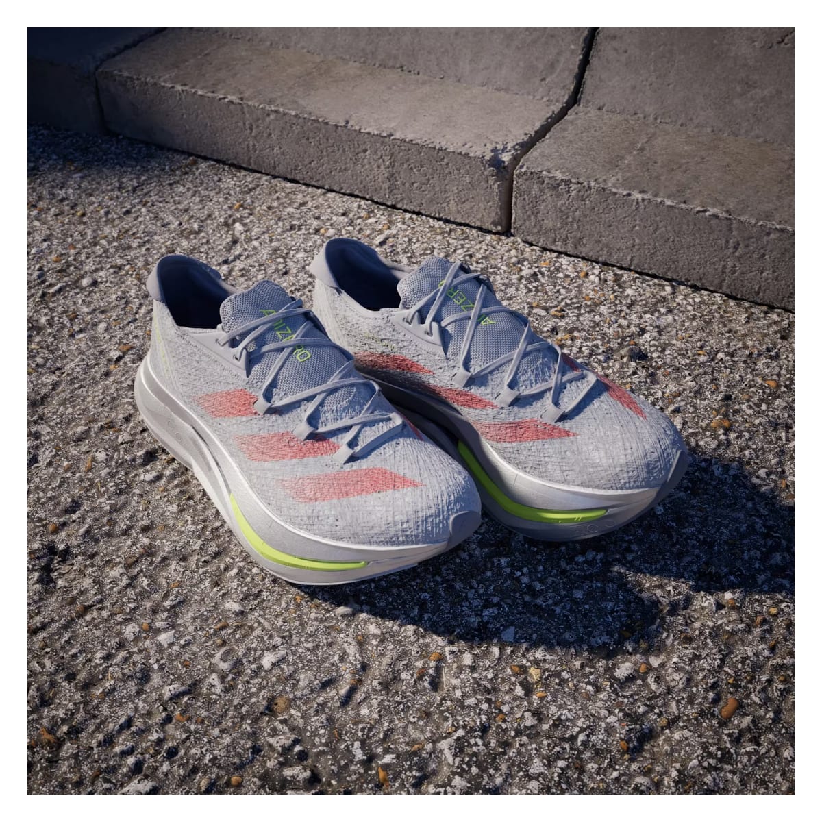 adidas Adizero Prime X 2.0 Strung Grey Two Lucid Red Glory Grey