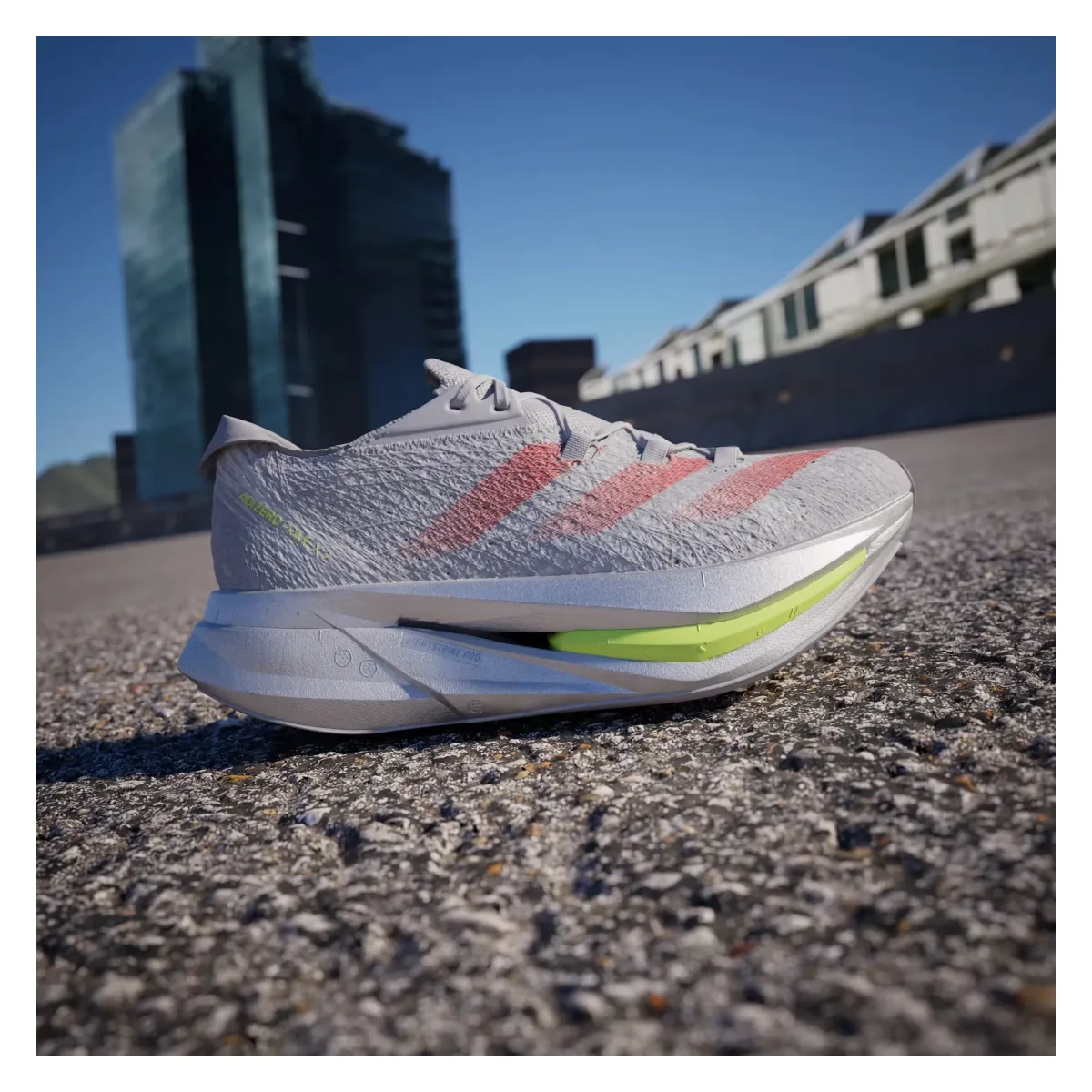 adidas Adizero Prime X 2.0 Strung Grey Two Lucid Red Glory Grey