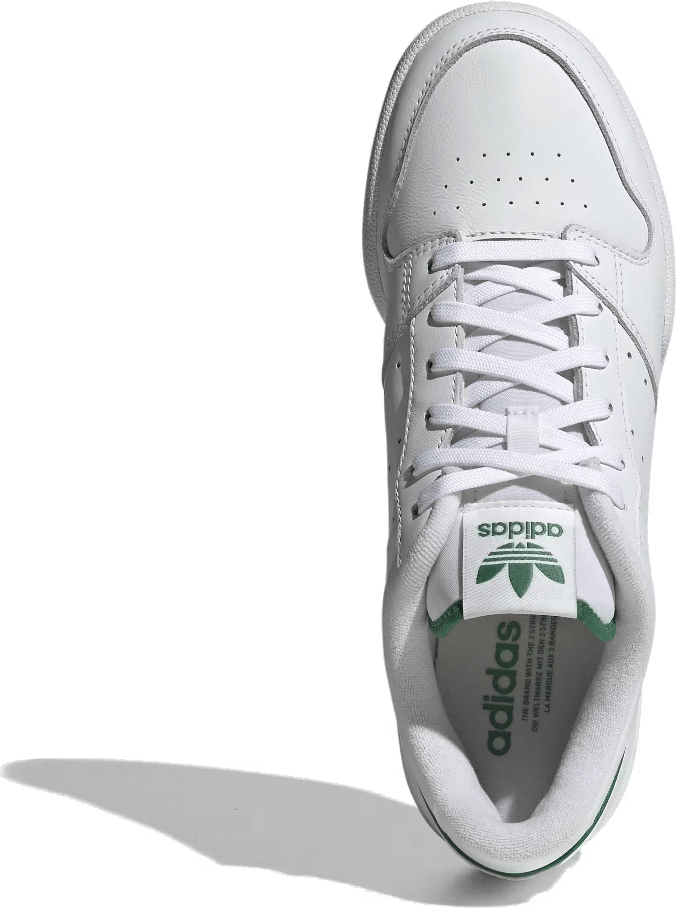 adidas Team Court 2.0 Cloud White Preloved Green