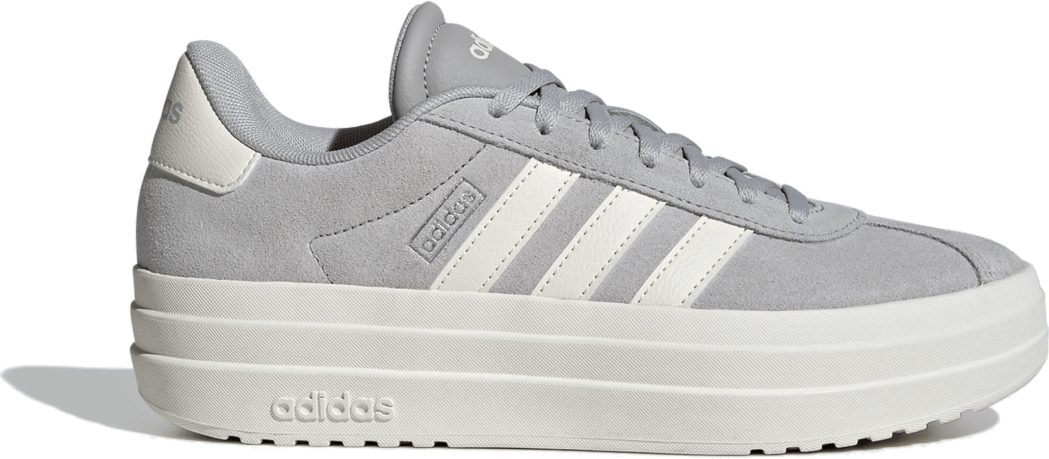 adidas VL Court Bold Grey Two Off White Core White (Women's)