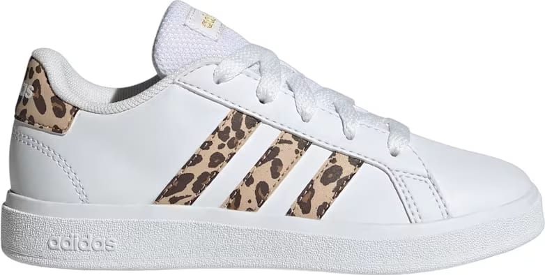 adidas Grand Court 2.0 Cloud White Magic Beige Matte Gold (GS)