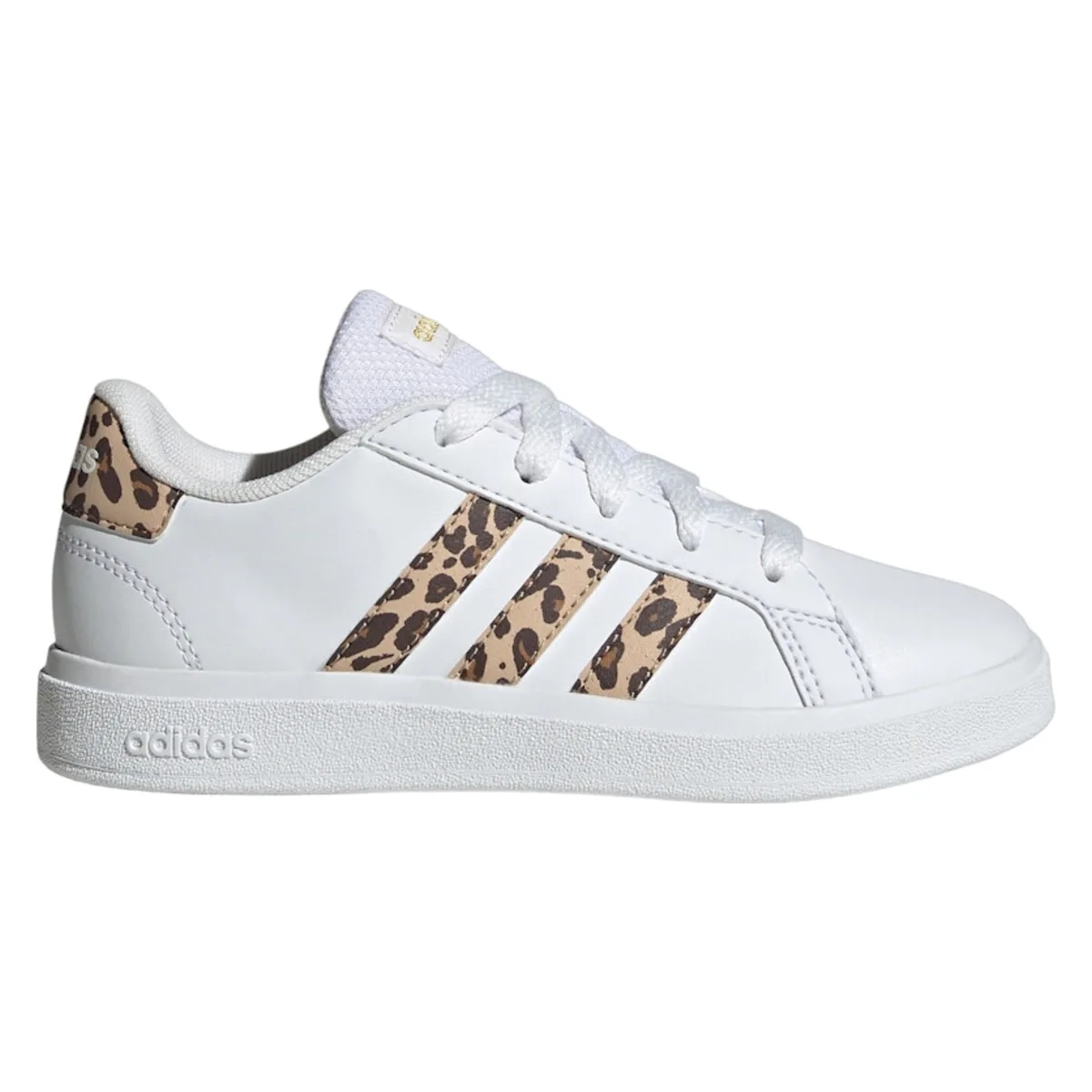 adidas Grand Court 2.0 Cloud White Magic Beige Matte Gold (GS)