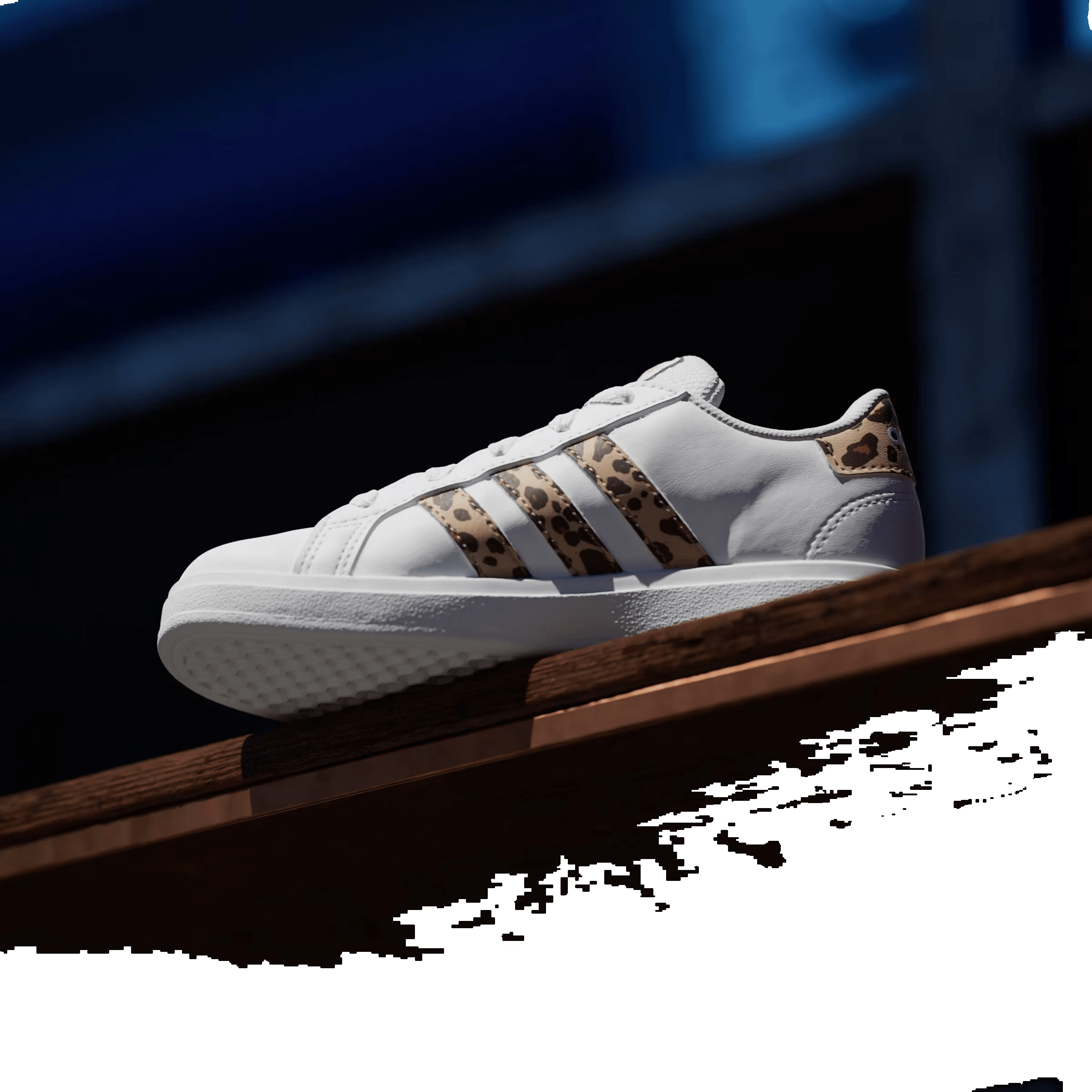 adidas Grand Court 2.0 Cloud White Magic Beige Matte Gold (GS)