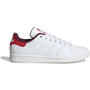 adidas Stan Smith White Maroon Better Scarlet
