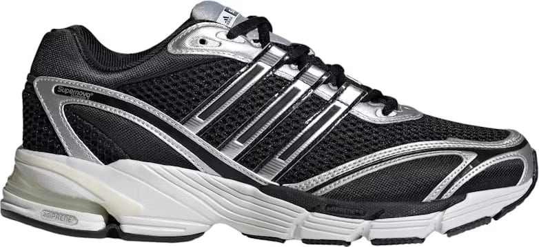 adidas Supernova Cushion 7 Core Black Silver Metallic Crystal White