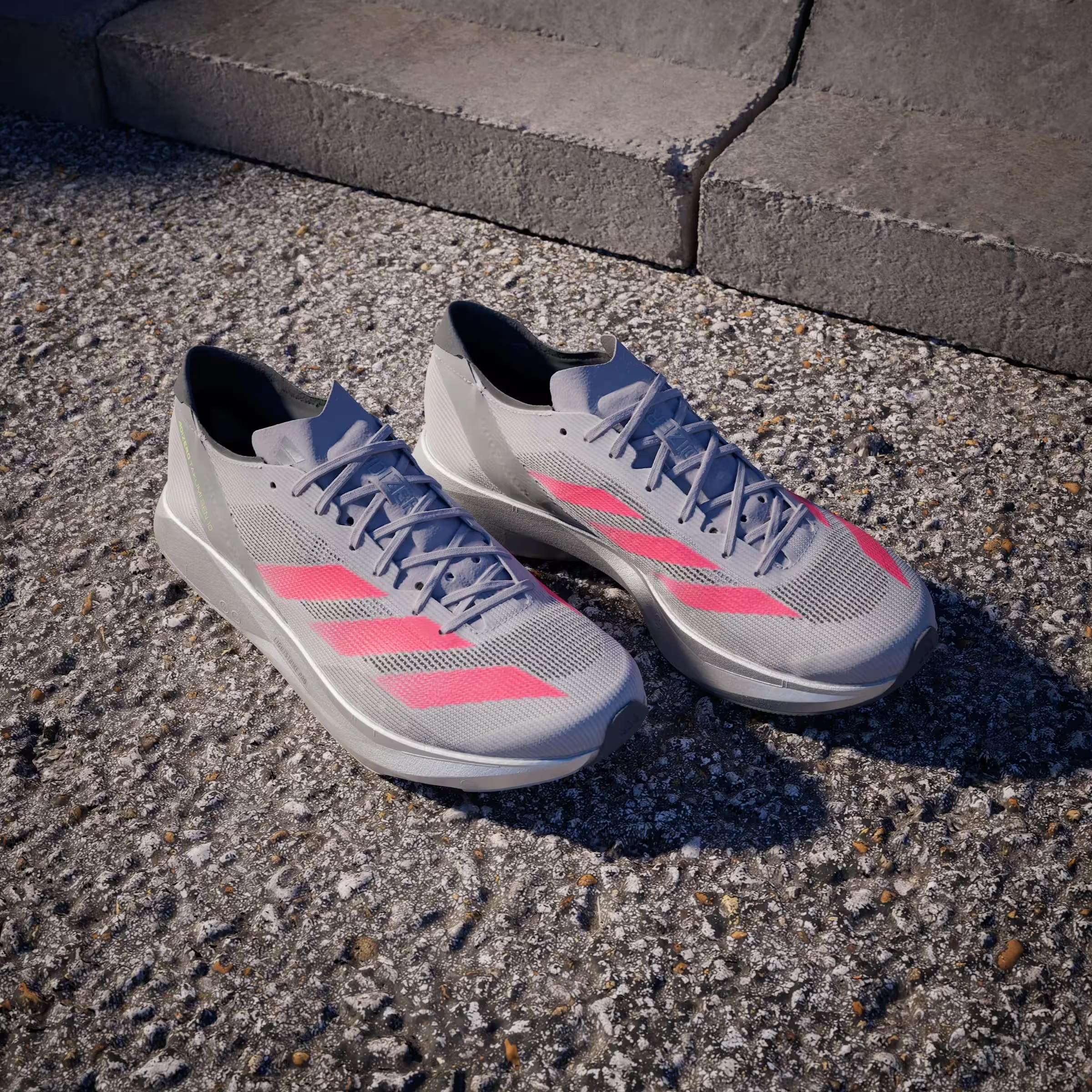 adidas Adizero Takumi Sen 10 Dash Grey Lucid Red Glory Grey