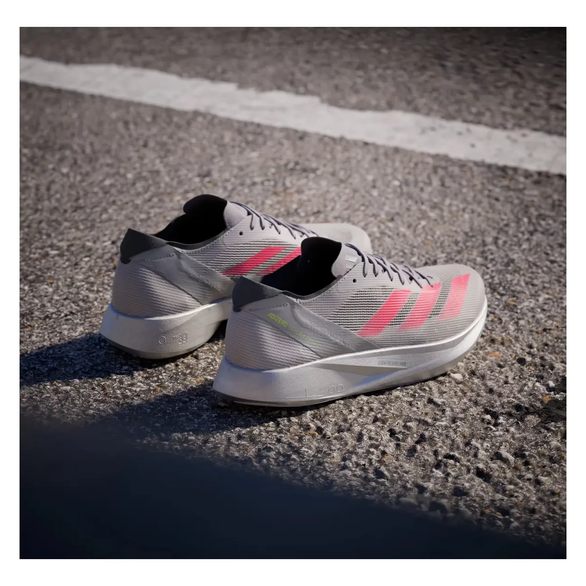 adidas Adizero Takumi Sen 10 Dash Grey Lucid Red Glory Grey