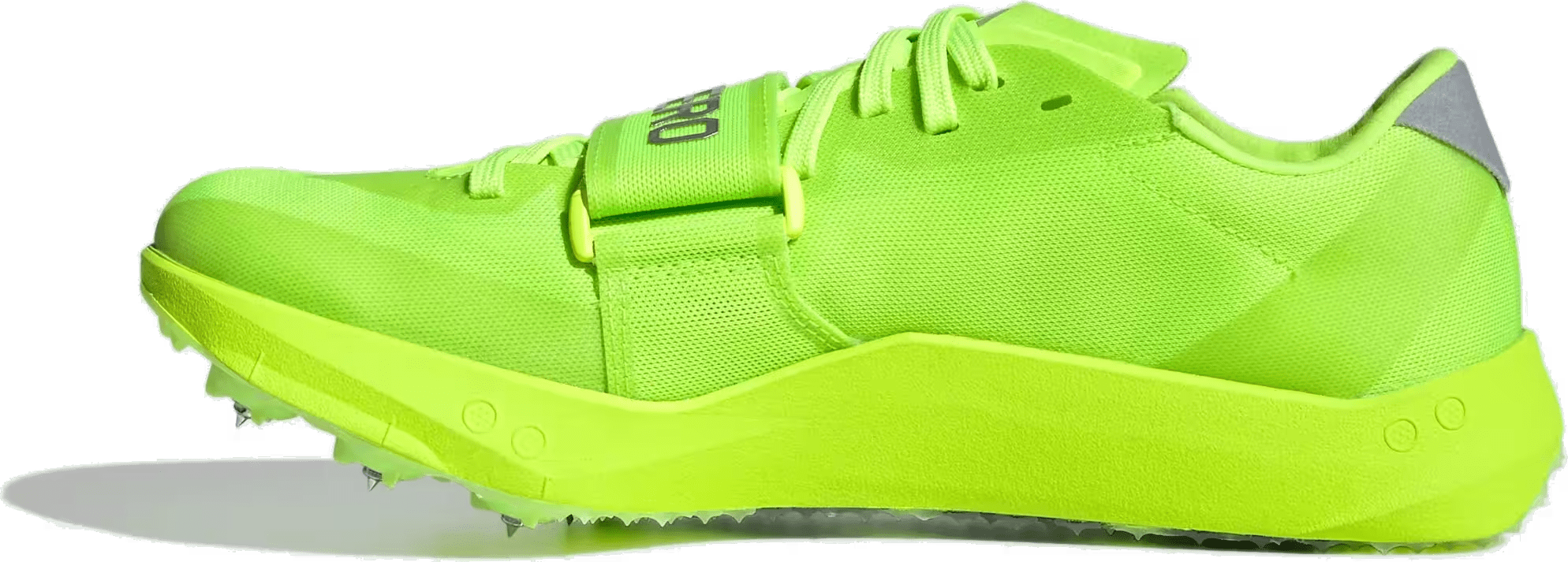 adidas Adizero TJ/PV Track and Field Lucid Lemon Core Black Silver Metallic