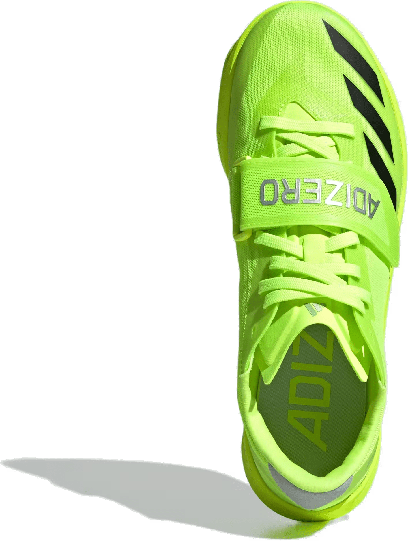 adidas Adizero TJ/PV Track and Field Lucid Lemon Core Black Silver Metallic