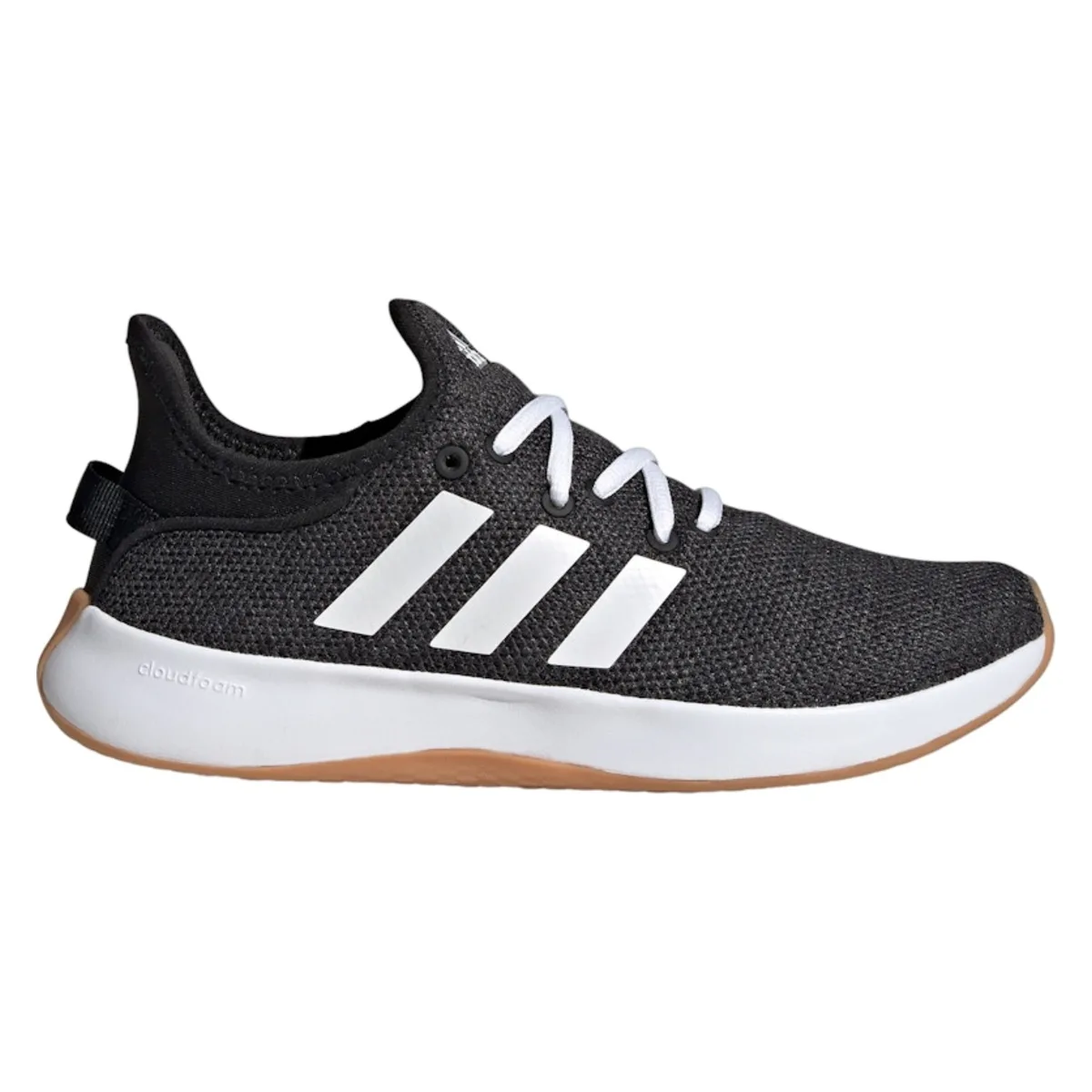 adidas Cloudfoam Pure Core Black Cloud White Grey (Women's)