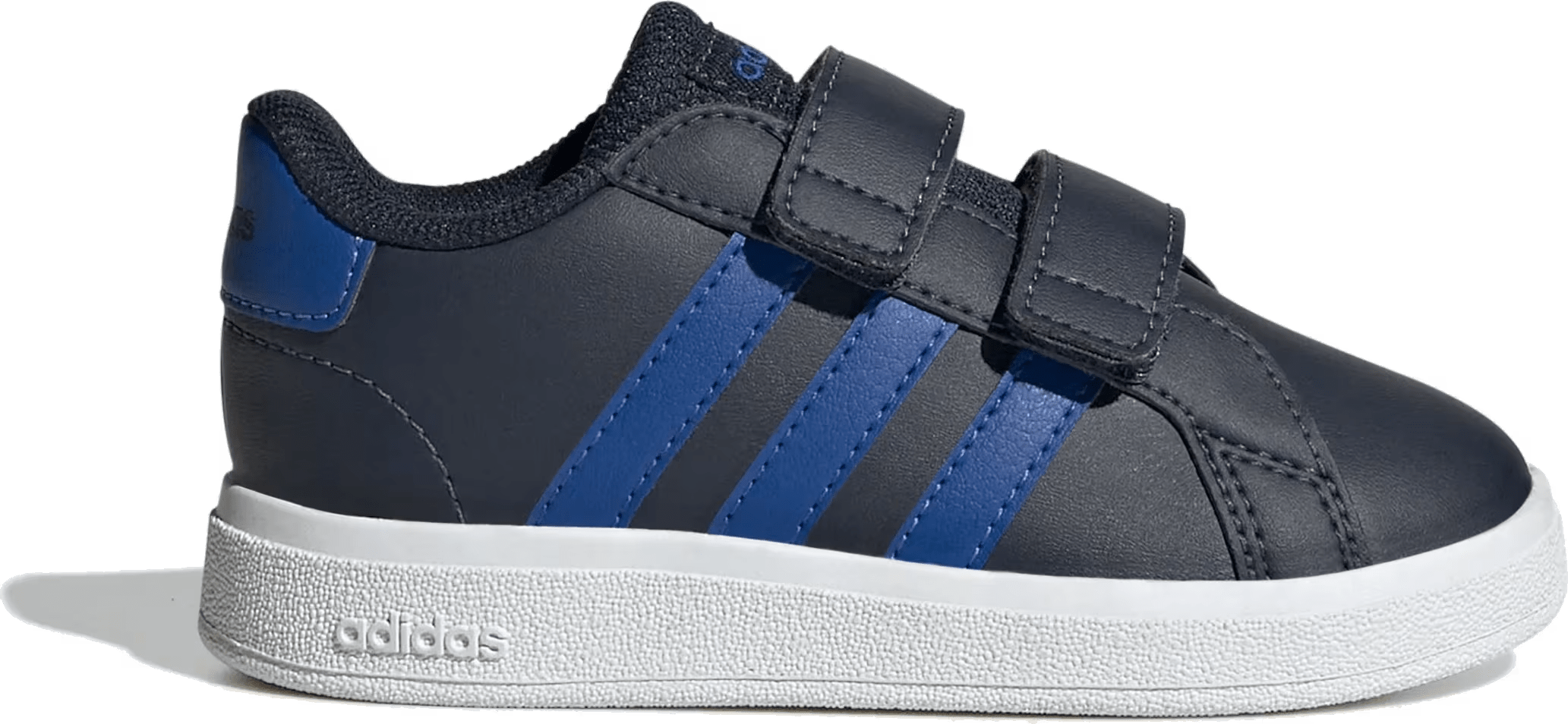 adidas Grand Court Lifestyle Hook And Loop Legend Ink Royal Blue Cloud White (TD)