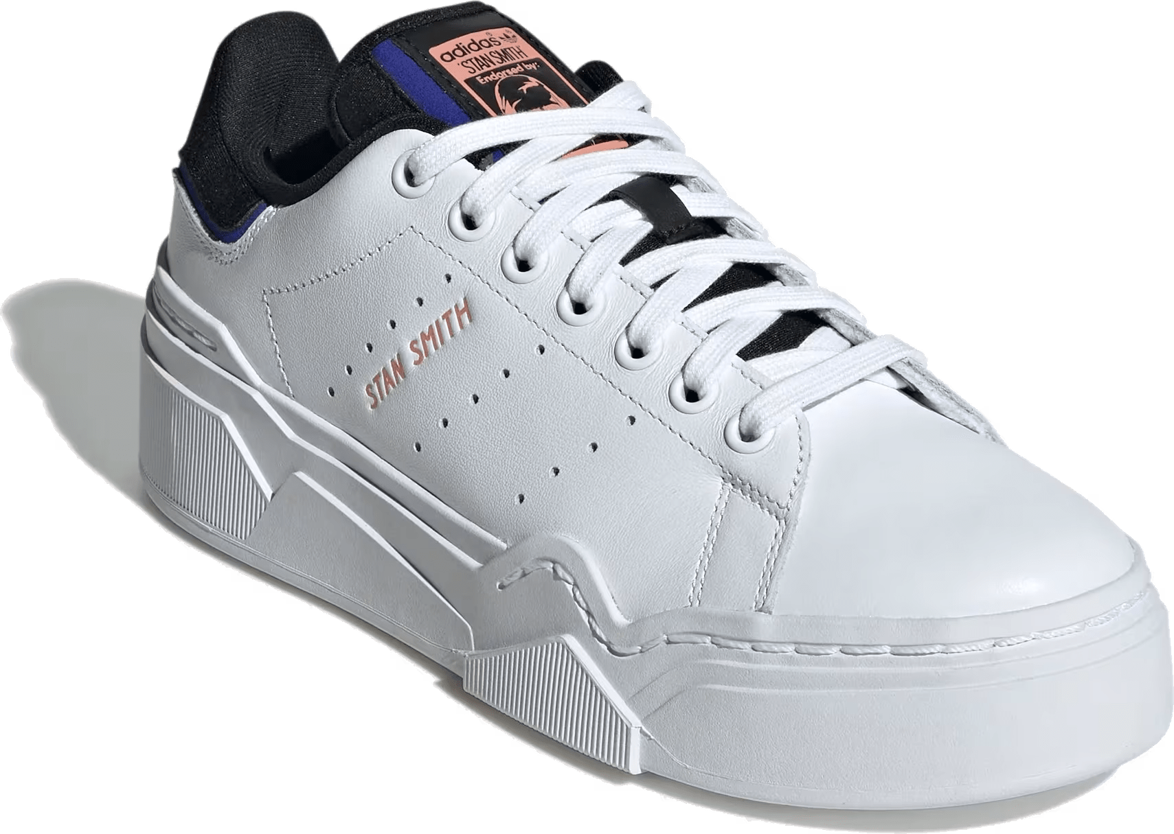 adidas Stan Smith Bonega 2B White Black Blue Wonder Clay (Women's)