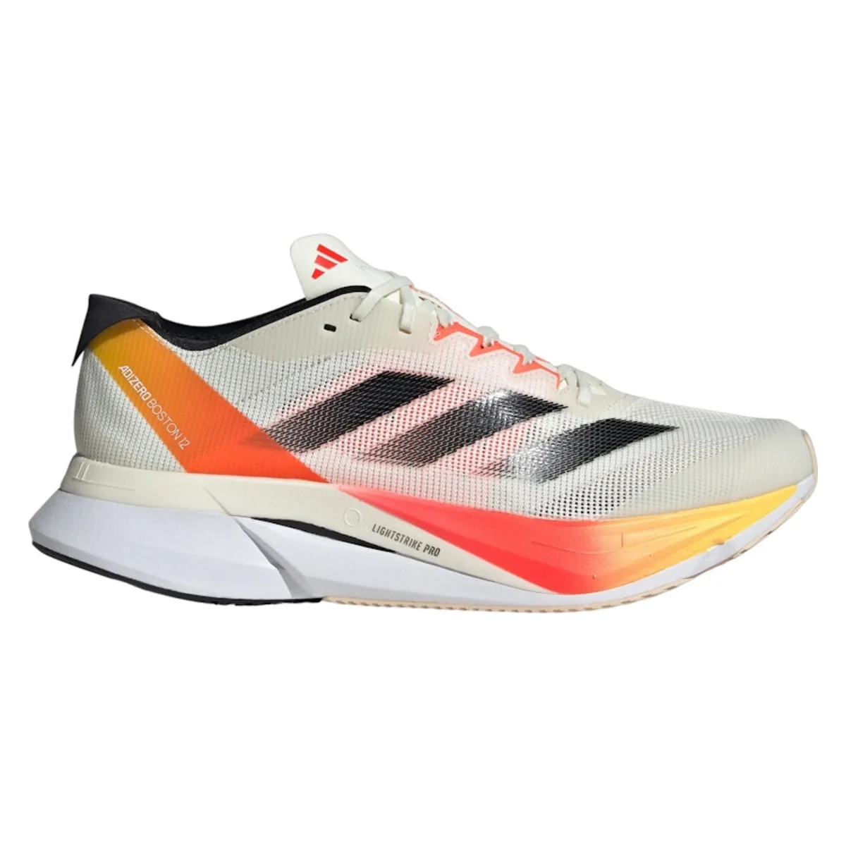 adidas Adizero Boston 12 Ivory Core Black Solar Red