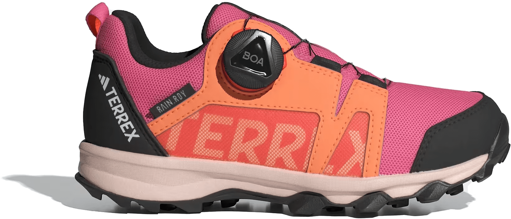 adidas Terrex Agravic BOA Rain.RDY Trail Pink Fusion Putty Mauve Core Black (GS)