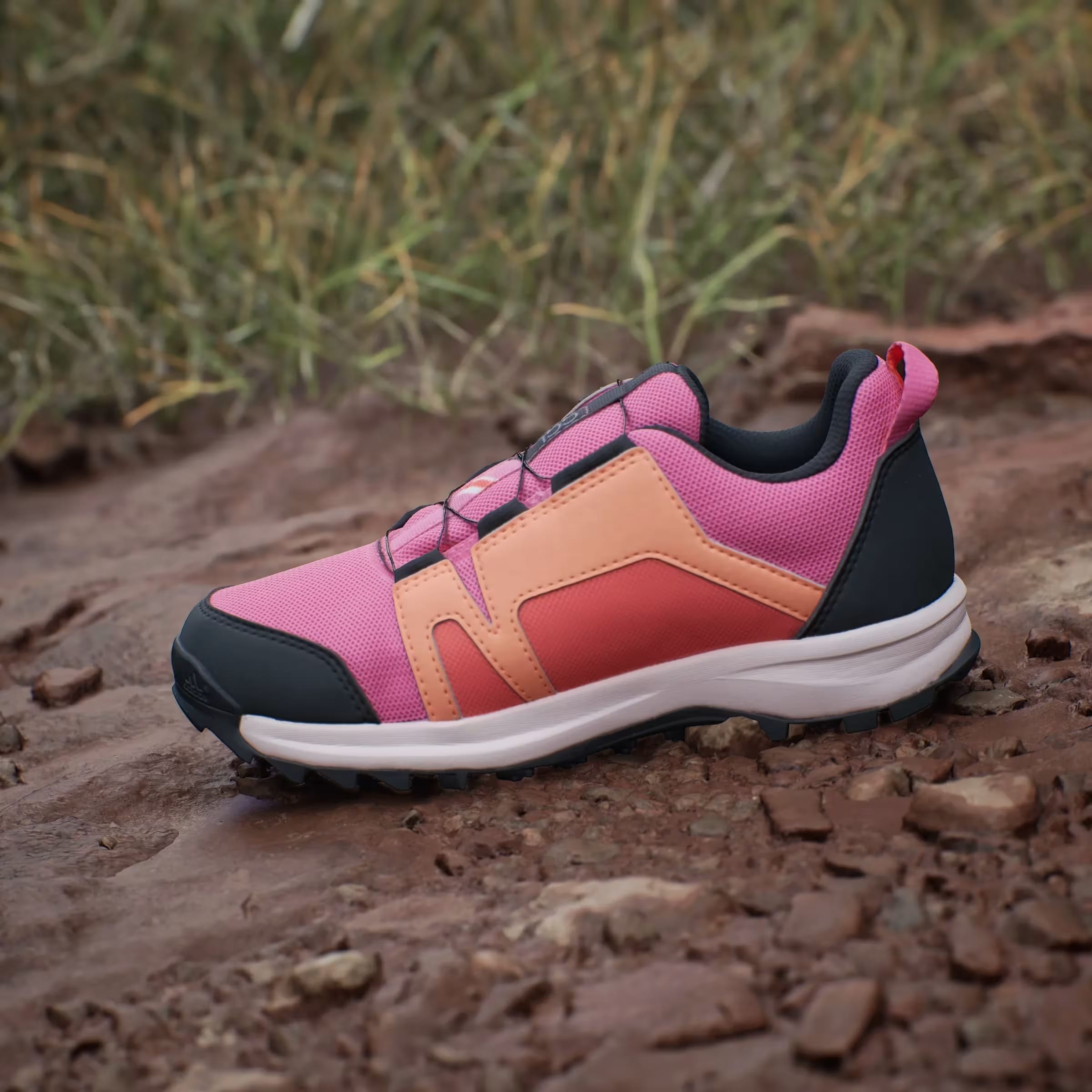 adidas Terrex Agravic BOA Rain.RDY Trail Pink Fusion Putty Mauve Core Black (GS)