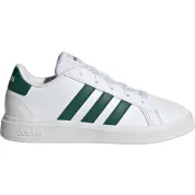 adidas Grand Court Cloud White Collegiate Green (GS)