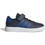 Adidas Grand Court Court Schoenen met Elastische Veters en Klittenband