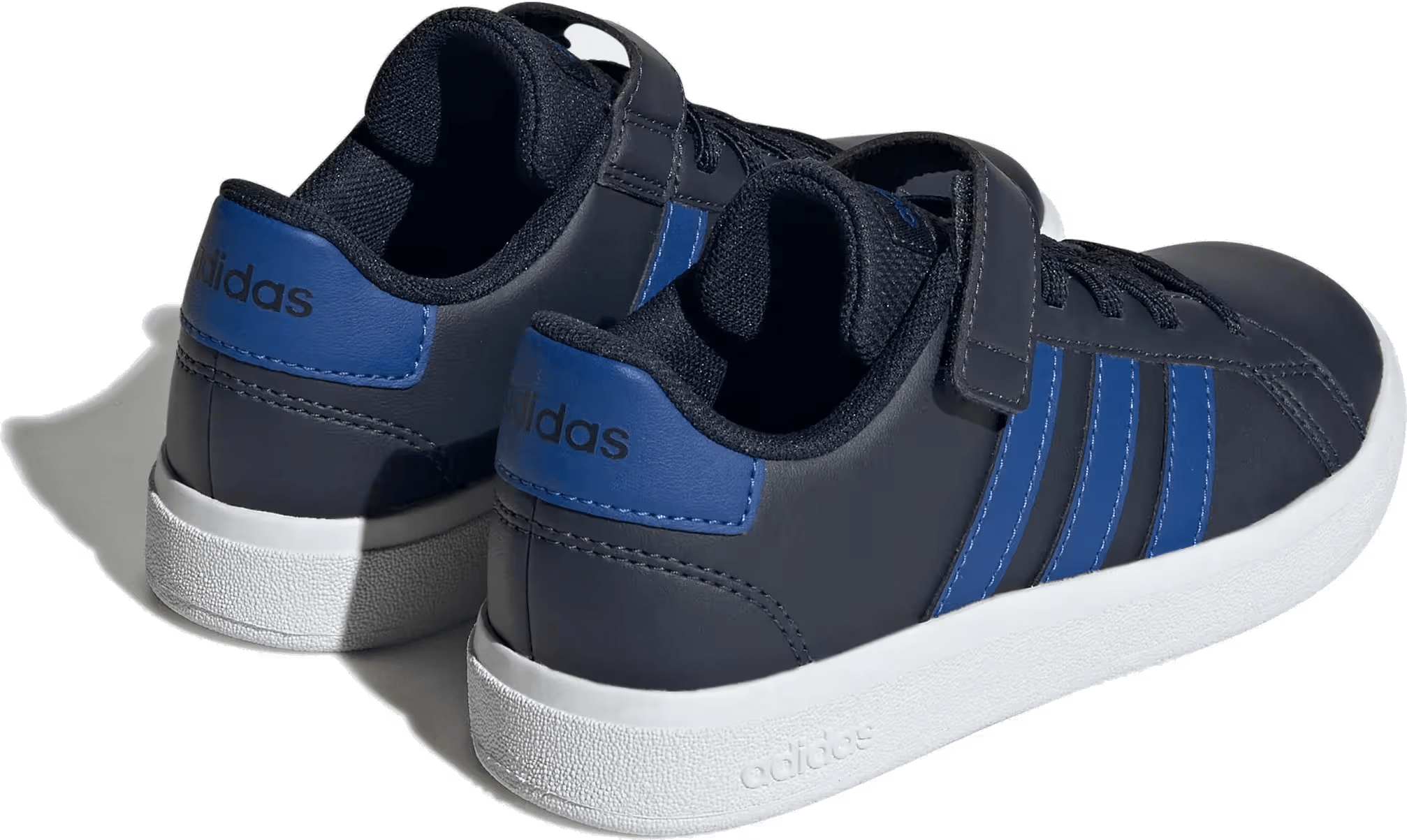 Adidas Grand Court Court Schoenen met Elastische Veters en Klittenband