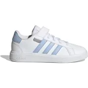 adidas Grand Court 2.0 Cloud White Blue Dawn Clear Pink (GS)