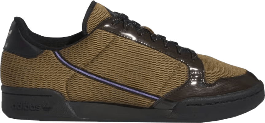 Bruine adidas sneakers continental top 80 w