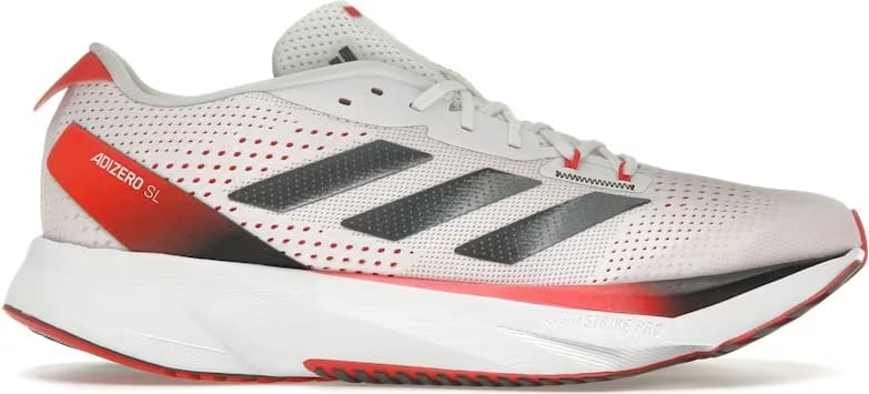 adidas Adizero SL Cloud White Core Black Bright Red