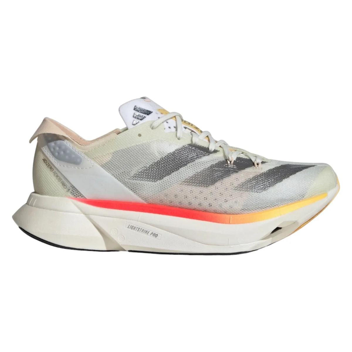 adidas Adizero Adios Pro 3 Ivory Iron Metallic Crystal Sand (Women's)