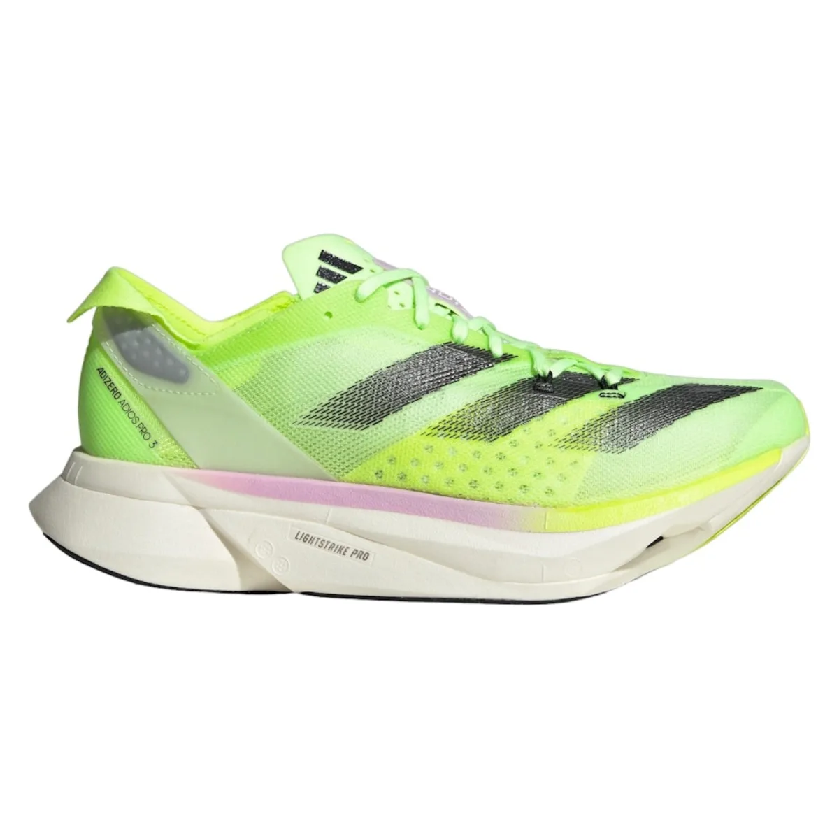 adidas Adizero Adios Pro 3 Aurora Black Zero Metalic Lucid Lemon (Women's)