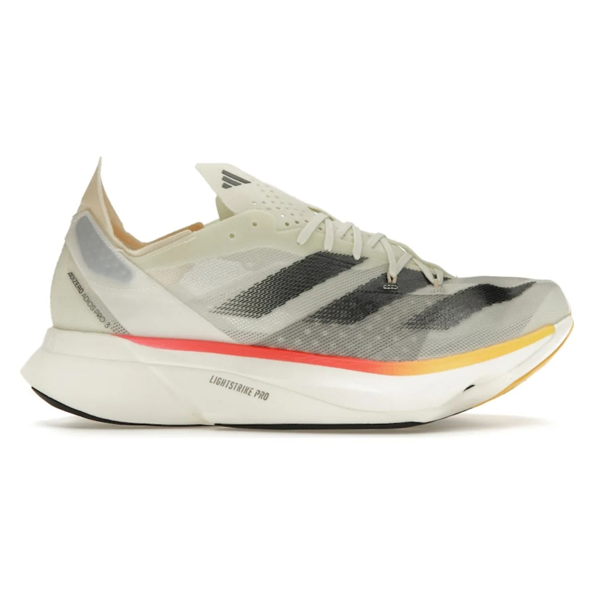 adidas Adizero Adios Pro 3 Ivory Core Black Crystal Sand