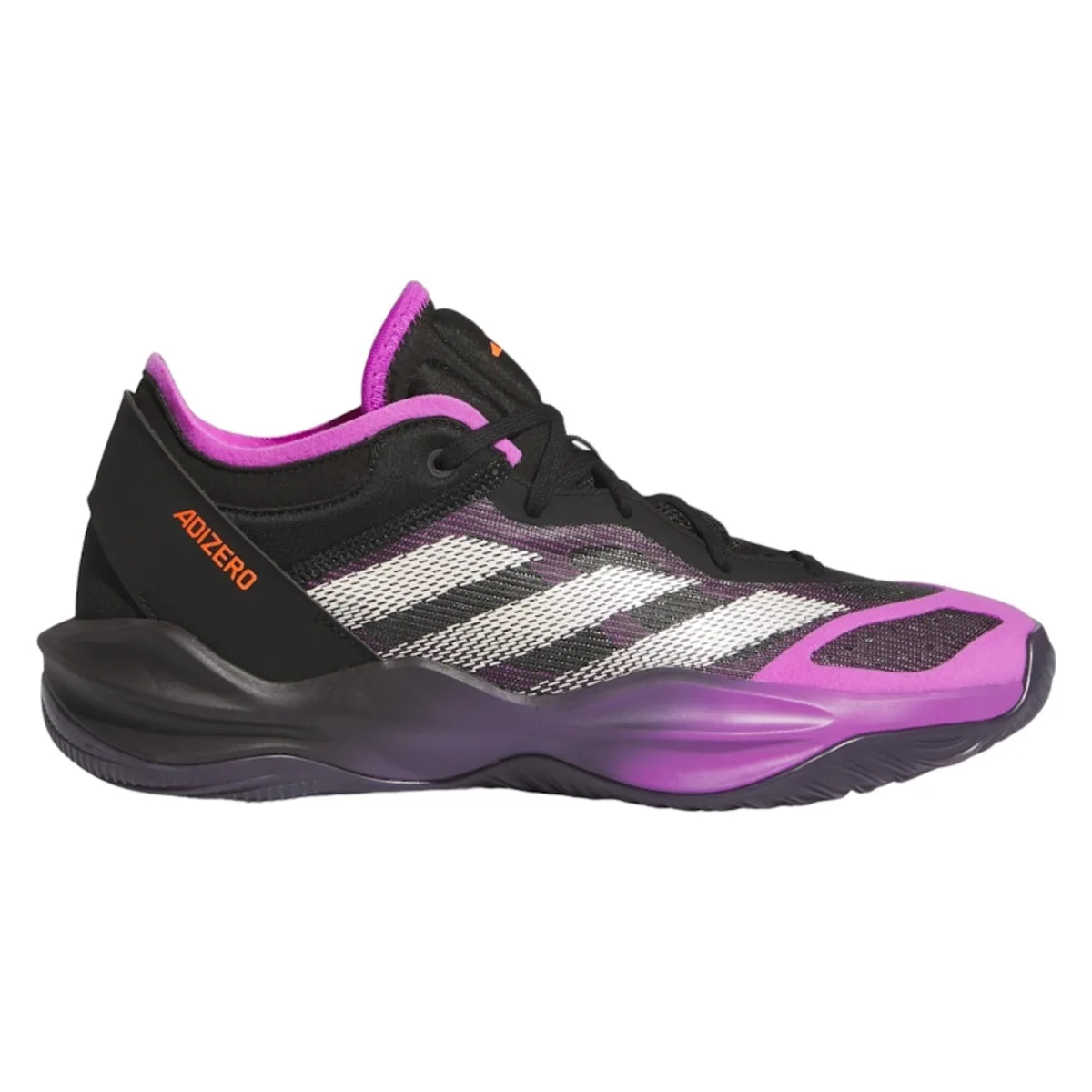 adidas Adizero Select 2.0 Low Core Black Purple Burst Aurora Black