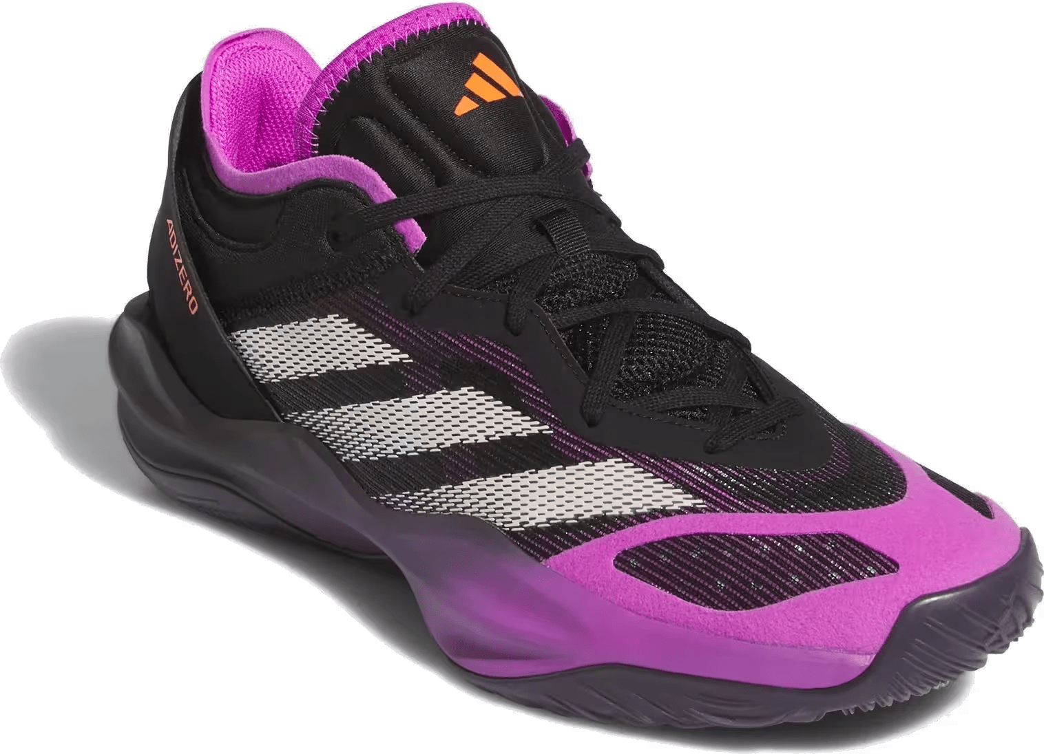 adidas Adizero Select 2.0 Low Core Black Purple Burst Aurora Black