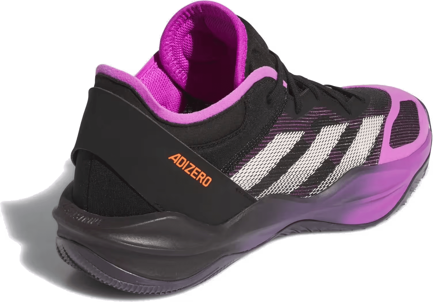 adidas Adizero Select 2.0 Low Core Black Purple Burst Aurora Black