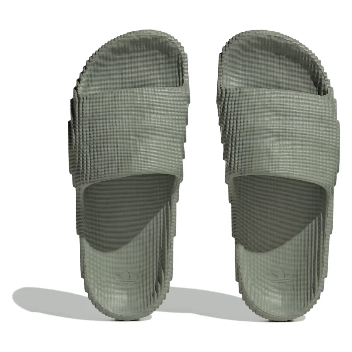 adidas Adilette 22 Slides Silver Green (Women's)