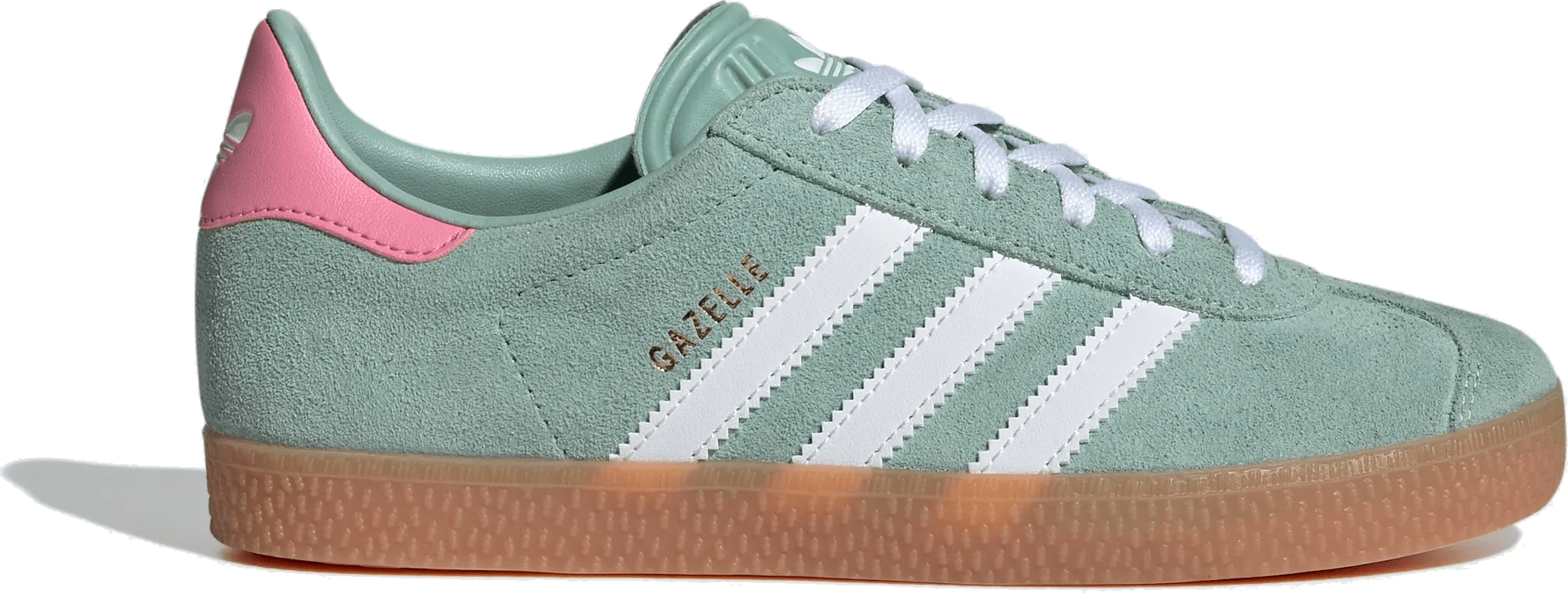 adidas Gazelle Hazy Green Bliss Pink (GS)