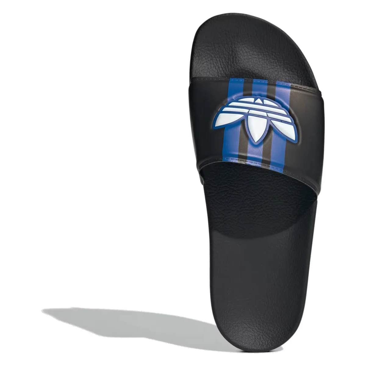 adidas Adilette Slides Core Black Blue Cloud White