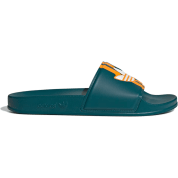 adidas Adilette Slides Legacy Teal Eqt Orange Cloud White