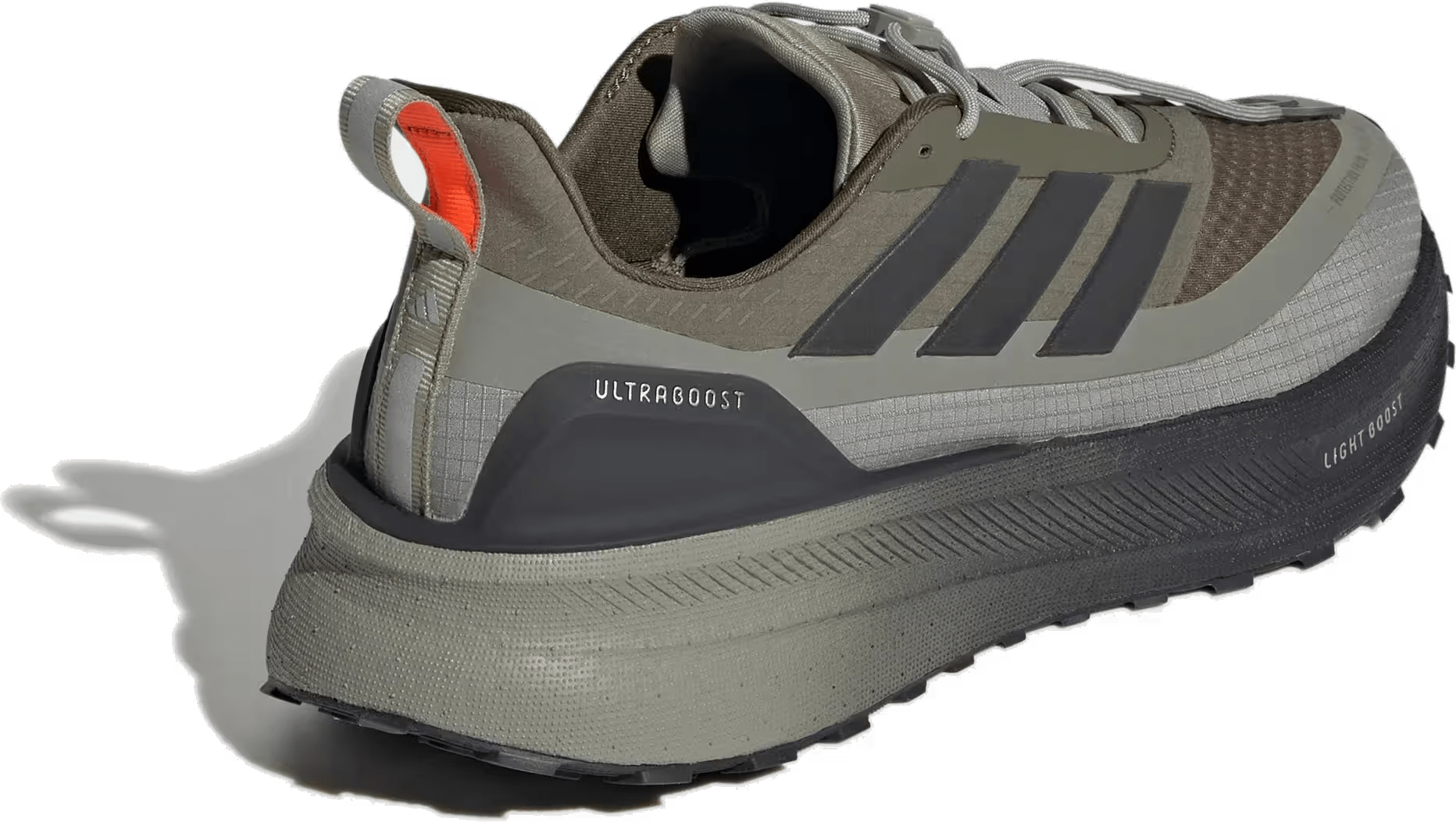 adidas Ultra Boost 5X TR Silver Pebble Core Black Impact Orange