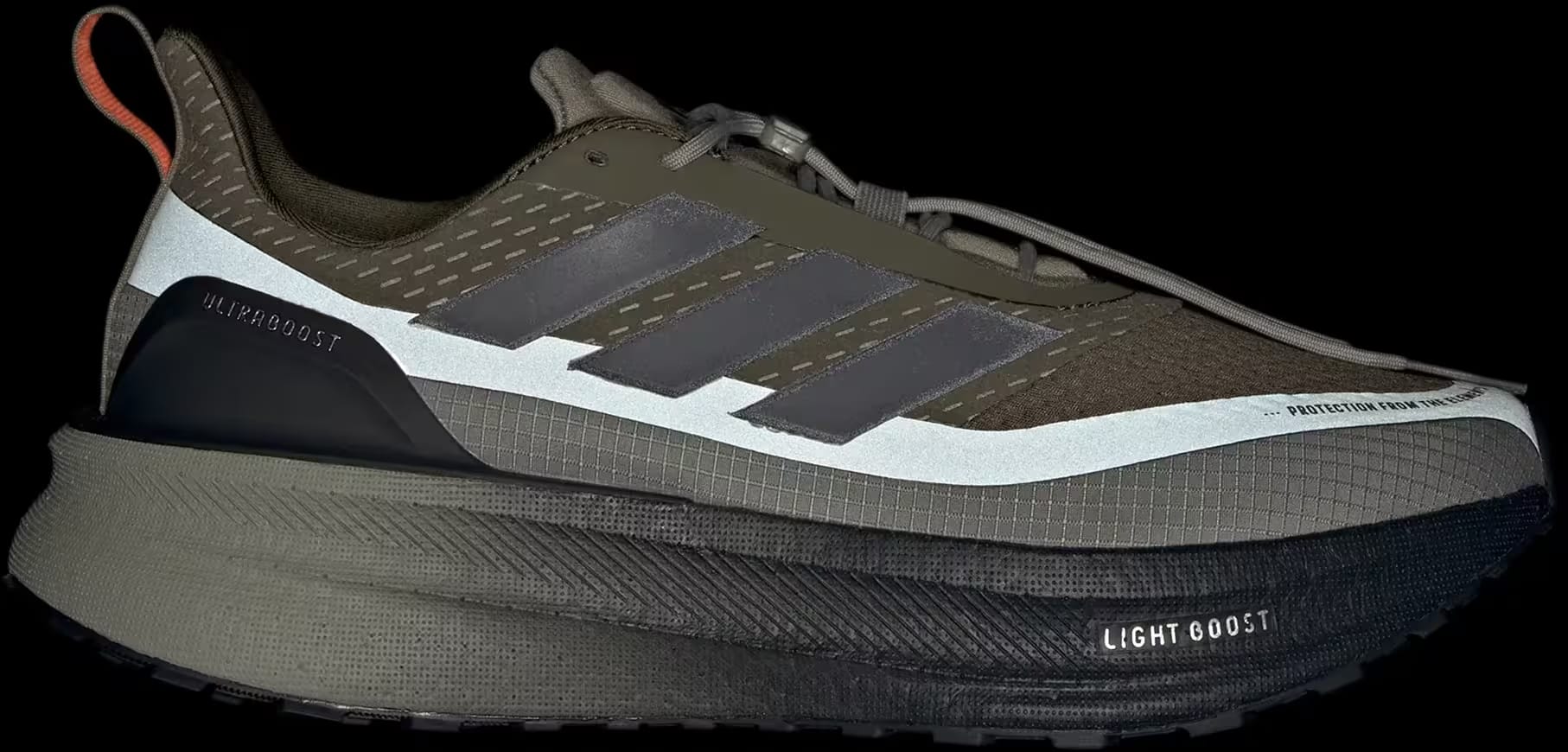 adidas Ultra Boost 5X TR Silver Pebble Core Black Impact Orange