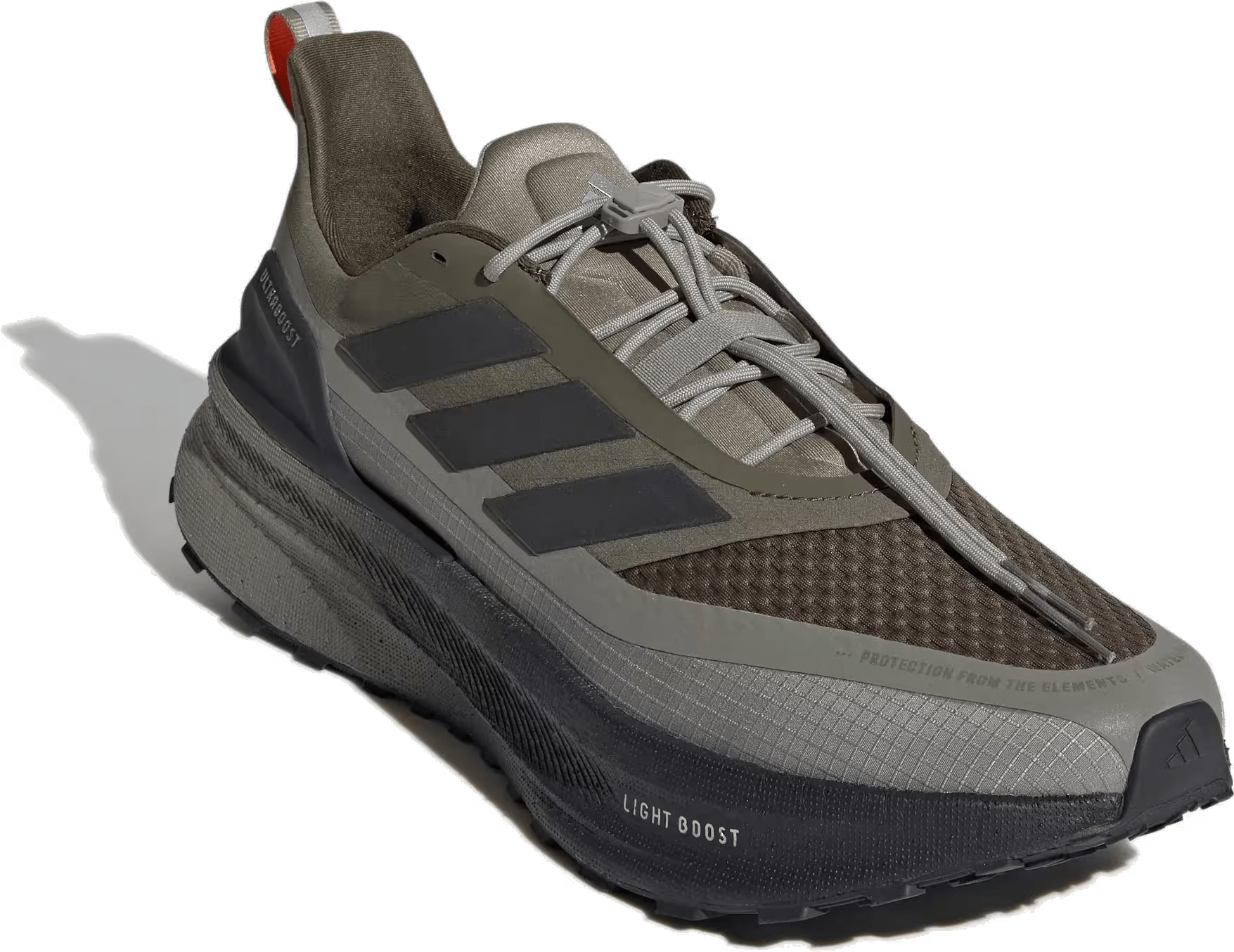 adidas Ultra Boost 5X TR Silver Pebble Core Black Impact Orange