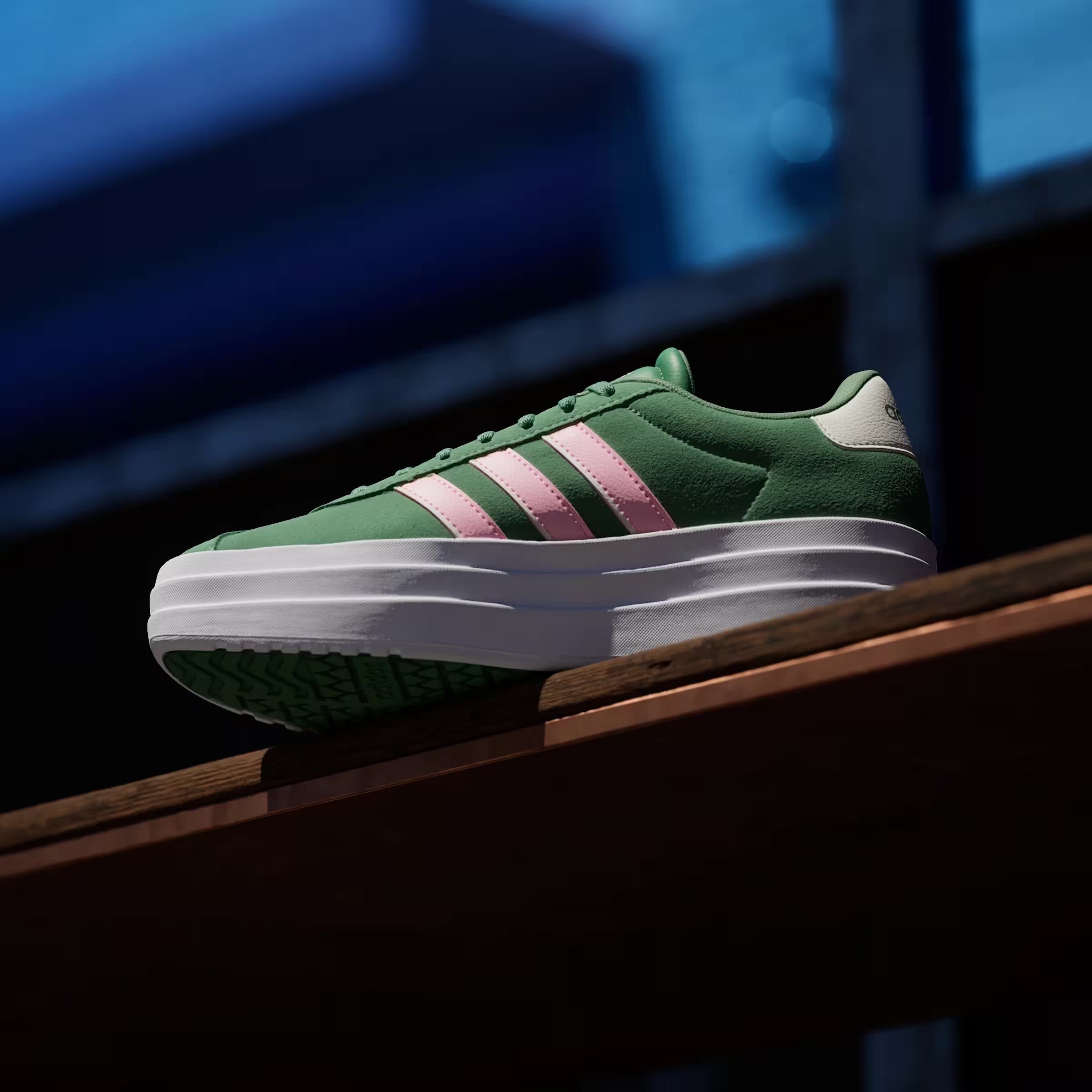 adidas VL Court Bold Preloved Green Pink Spark Ivory (Women's)