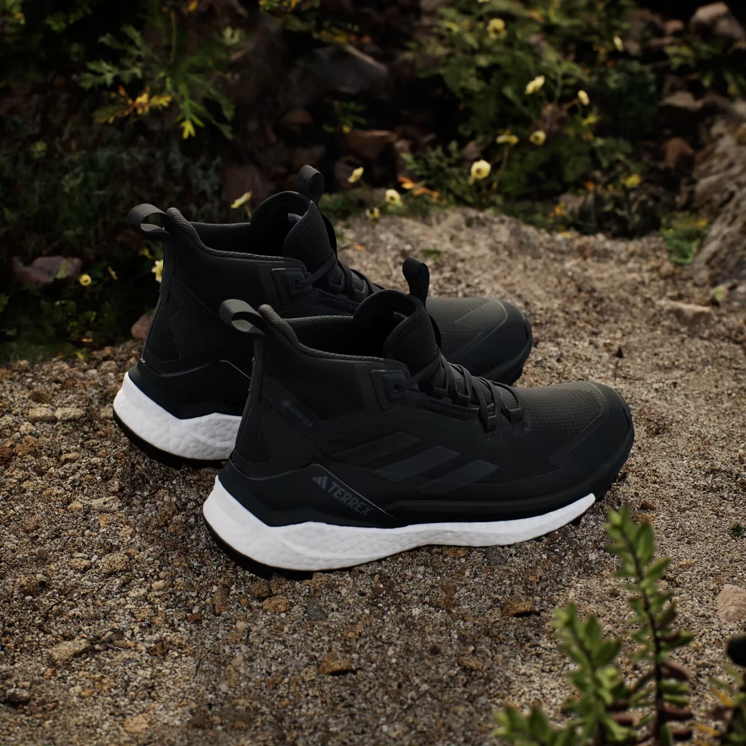 adidas Terrex Free Hiker 2.0 Gore-Tex Core Black Cloud White (Women's)