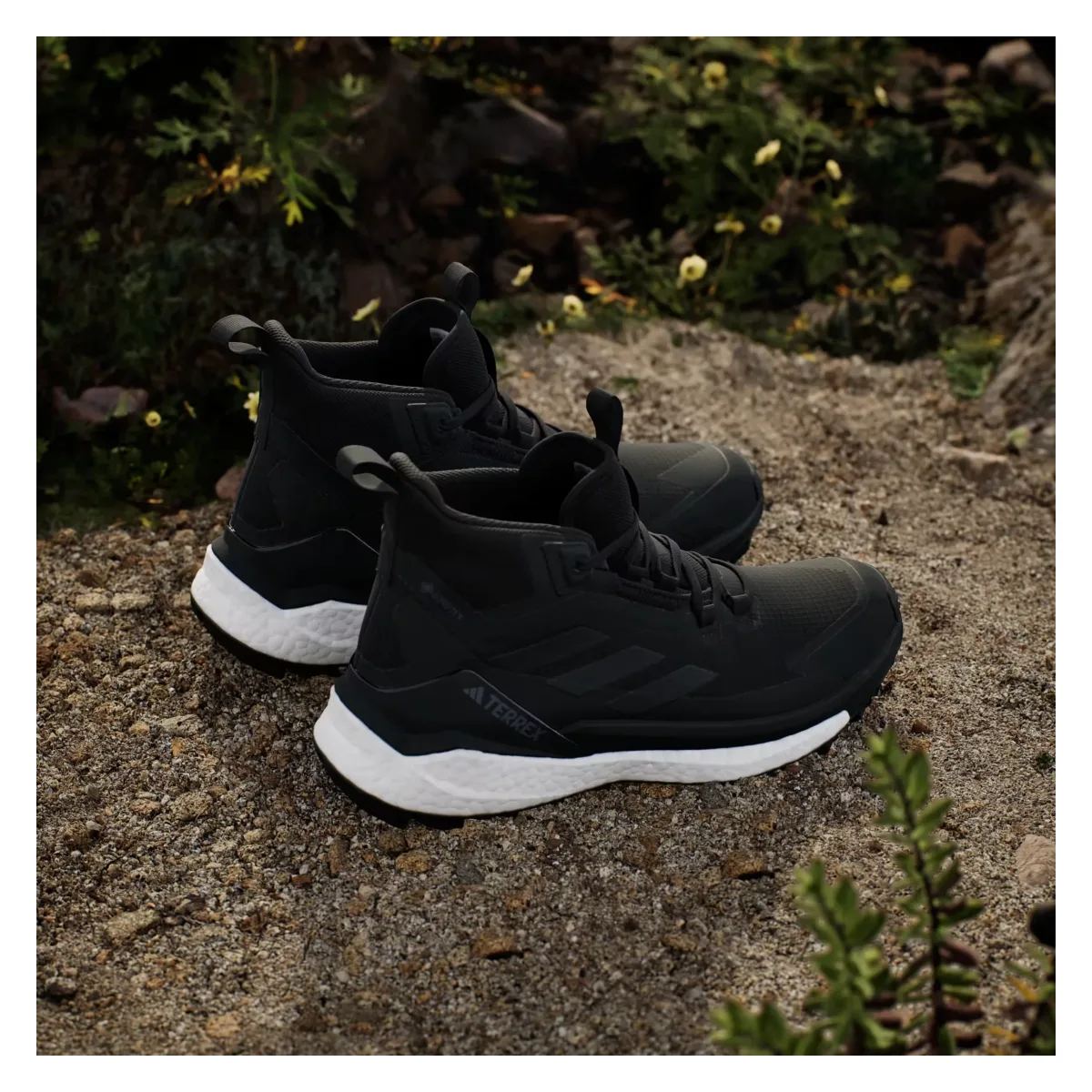 adidas Terrex Free Hiker 2.0 Gore-Tex Core Black Cloud White (Women's)