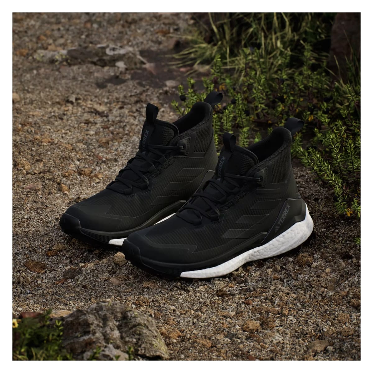 adidas Terrex Free Hiker 2.0 Gore-Tex Core Black Cloud White (Women's)
