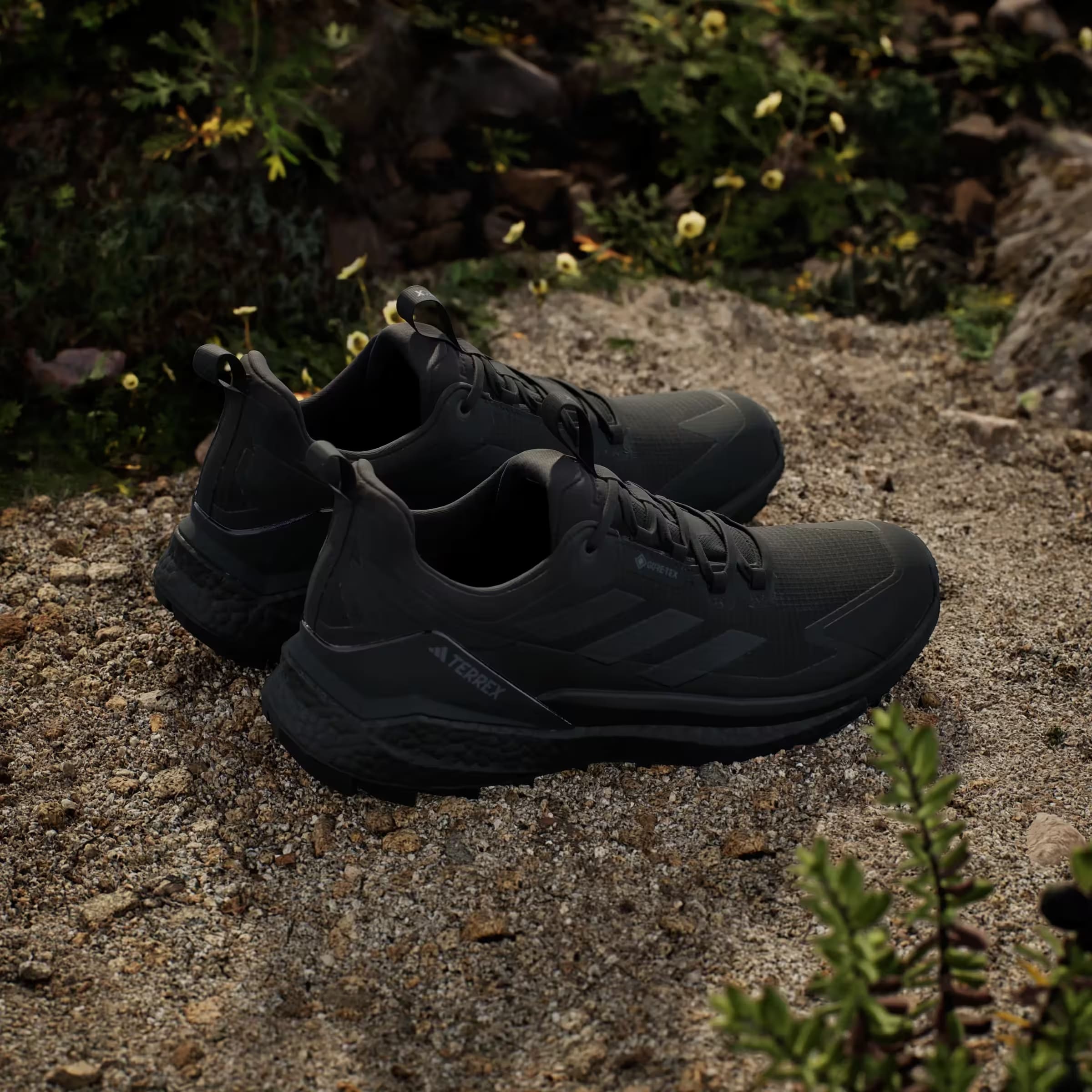 adidas Terrex Free Hiker 2.0 Low Gore-Tex Core Black Grey