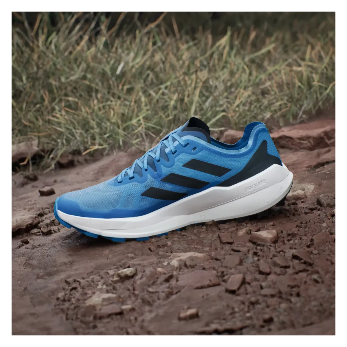 adidas Terrex Agravic Speed Trail Pulse Blue Core Black Semi Impact Orange