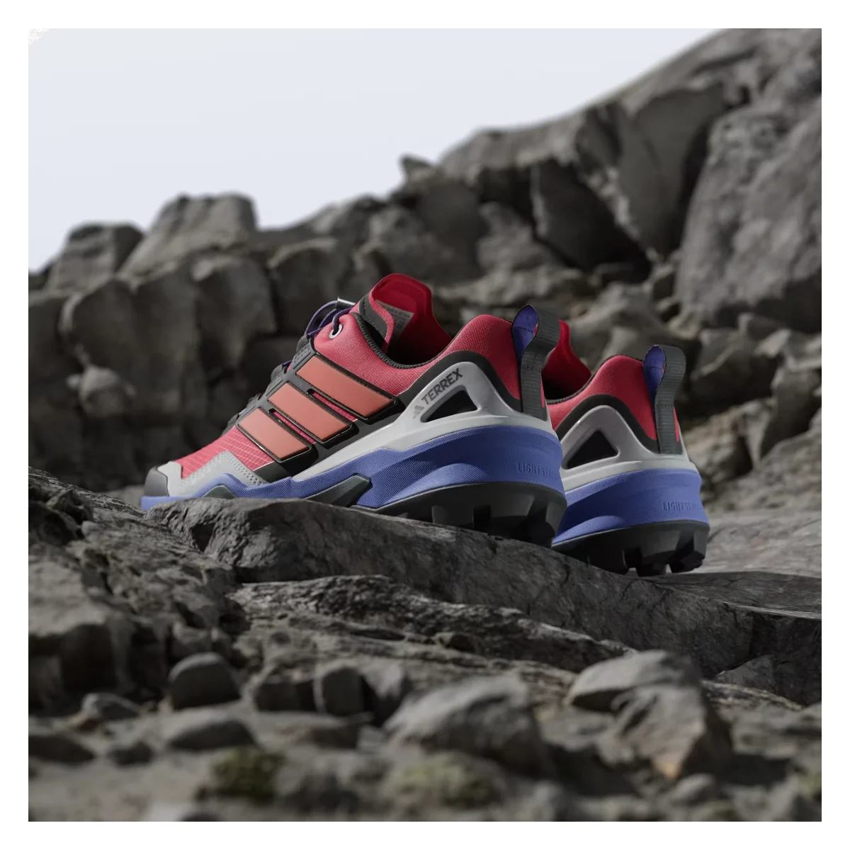 adidas Terrex Skychaser Gore-Tex Pure Ruby Semi Cobalt Blue Core Black (Women's)